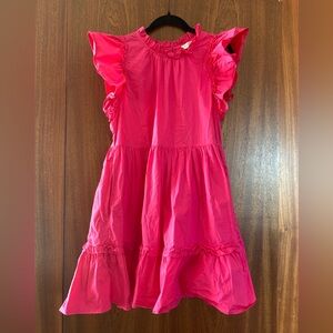 Caroline Constas Vibrant Pink Mini Dress